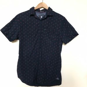 Men’s XS Button Up Flamingo Hawaiian Shirt